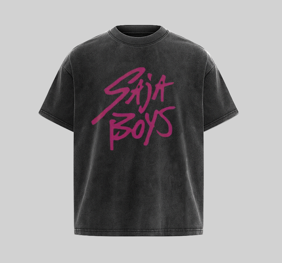 Saja Boys VRS Kpop Demon Hunter Vintage Washed Tee [KPX] - Image 3